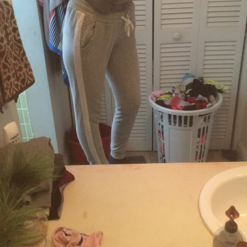 Grey joggers